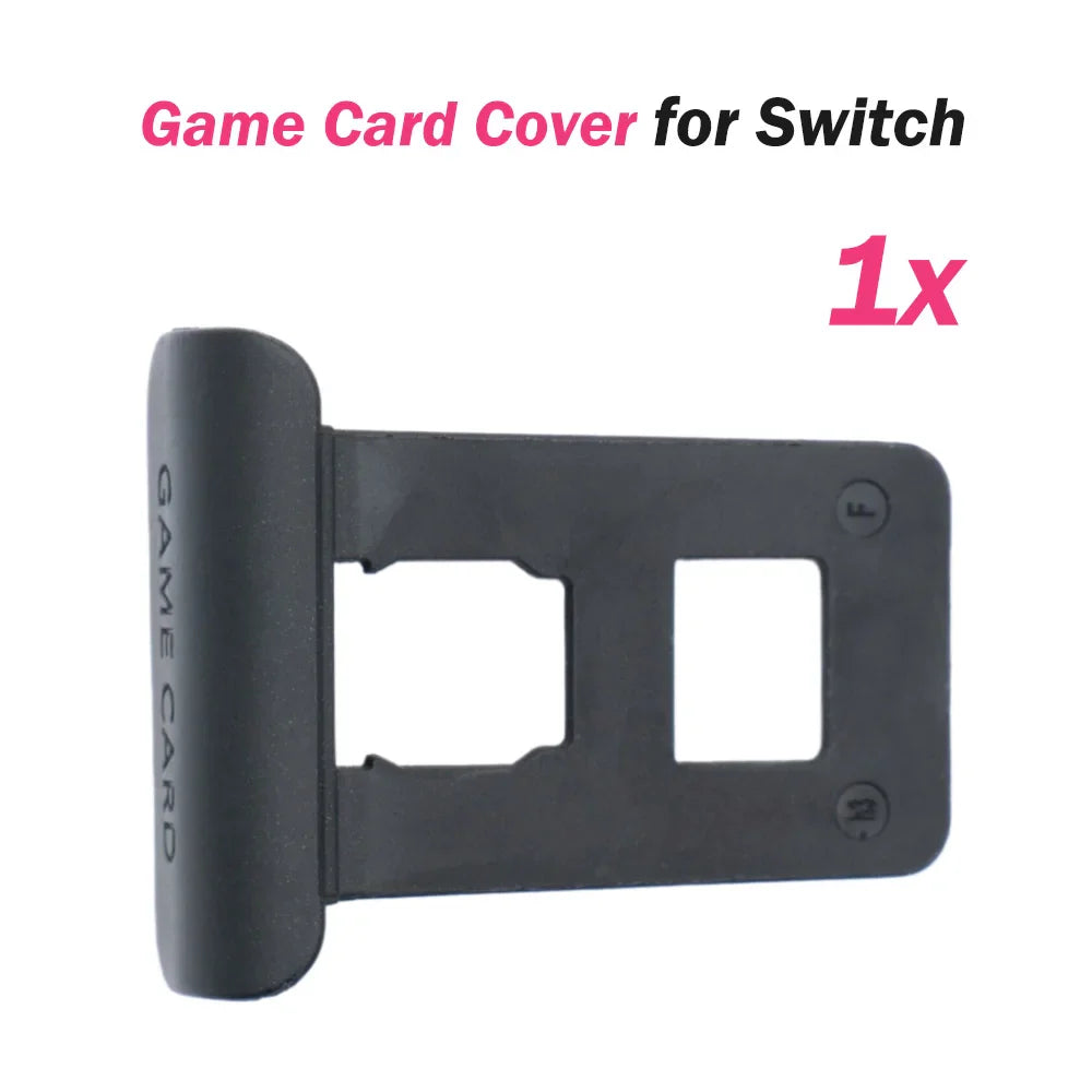 1/2/5/10PCS Nintendo Switch Game Card Slot Covers — Black Replacement Parts for Game Card Tray Port