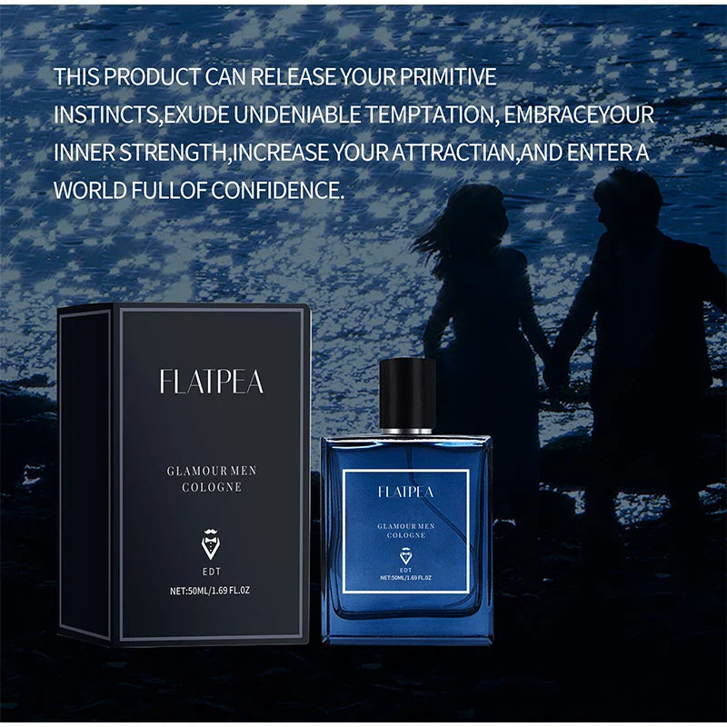 Blue Genuine Men’s Perfume, Citrusy Fresh Flowers & Fruits Fragrance, Long-Lasting Eau De Toilette
