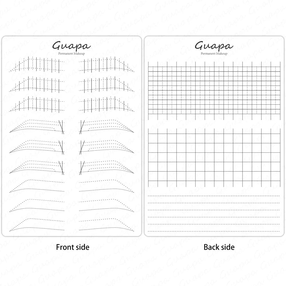 Microblading Practice Skin Sheets — Eyebrow Segment Tip Joint Texture for Semi-Permanent Makeup Training