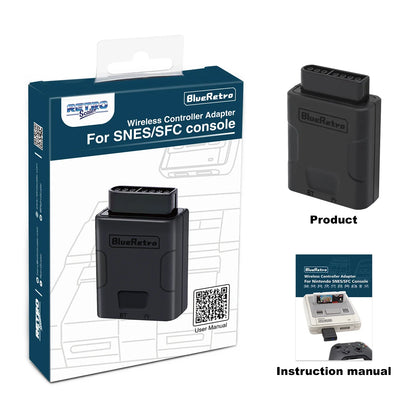 RetroScaler BlueRetro Wireless Controller Adapter – Connect SNES/SFC to PS4, PS5, Switch, Joy-Con & Xbox One S