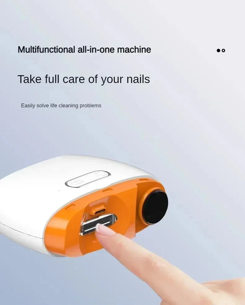 Xiaomi 2-in-1 Smart Electric Nail Clippers – Automatic Polished Armor Trim for Children’s Nail Care