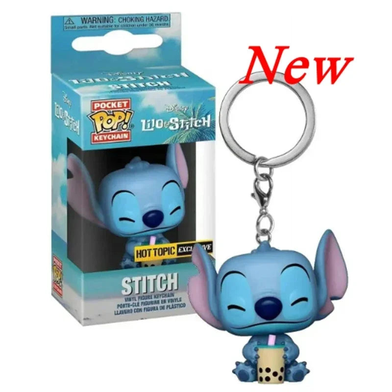 Funko Pocket Pop Keychains 22 Styles – Mickey, Minnie, Donald, Stitch, Angel, Elvis, Lilo & Scrump Vinyl Figure Toys