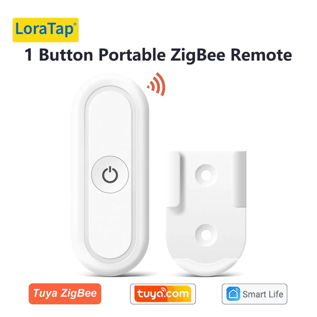 LoraTap ZigBee 3.0 Wireless Push Button Remote Controller – Smart Scene Automation Switch for Tuya Smart Life App (EU/US Compatible, 13 Types)