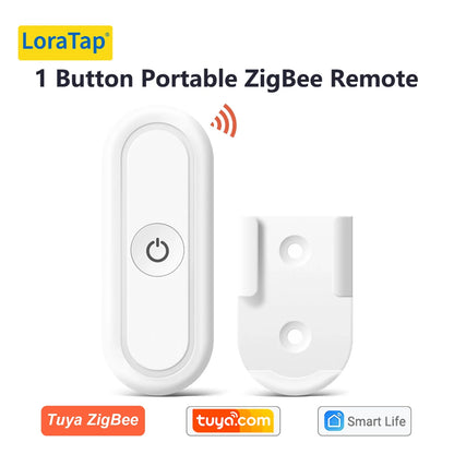 LoraTap ZigBee 3.0 Wireless Push Button Remote Controller – Smart Scene Automation Switch for Tuya Smart Life App (EU/US Compatible, 13 Types)