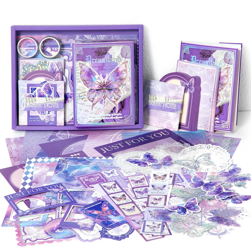165 Piece Vintage Handbook Gift Boxes – School Student Reward & Scrapbooking Supplies, Children's Gift Set