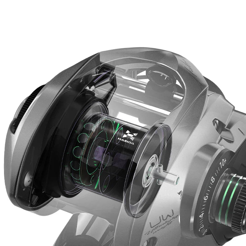 Histar Verdant BFS Ultra-Light 118g Carbon Fiber Baitcasting Reel – 7.2:1 Gear Ratio, 4KG Drag, Durable & High-Performance