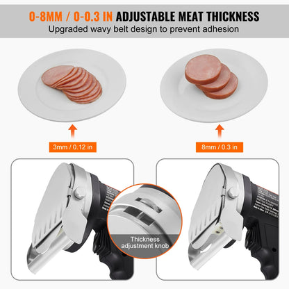 SucceBuy Electric Shawarma Knife – Professional Turkish Kebab Gyro Cutter Stainless Steel Doner Meat Slicer