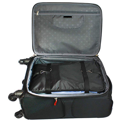Portable Travel Luggage Organizer – 3-Shelf Collapsible Hanging Closet & Packing Cube Storage Bag