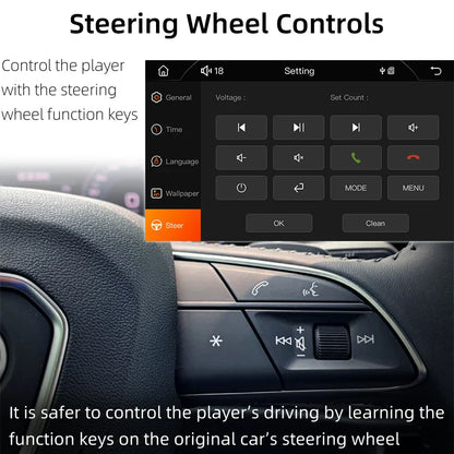 7" Car Radio – 1 Din Carplay Android Auto Multimedia Player, HD Touch Screen, FM, AUX Input, Bluetooth & MirrorLink Autoradio
