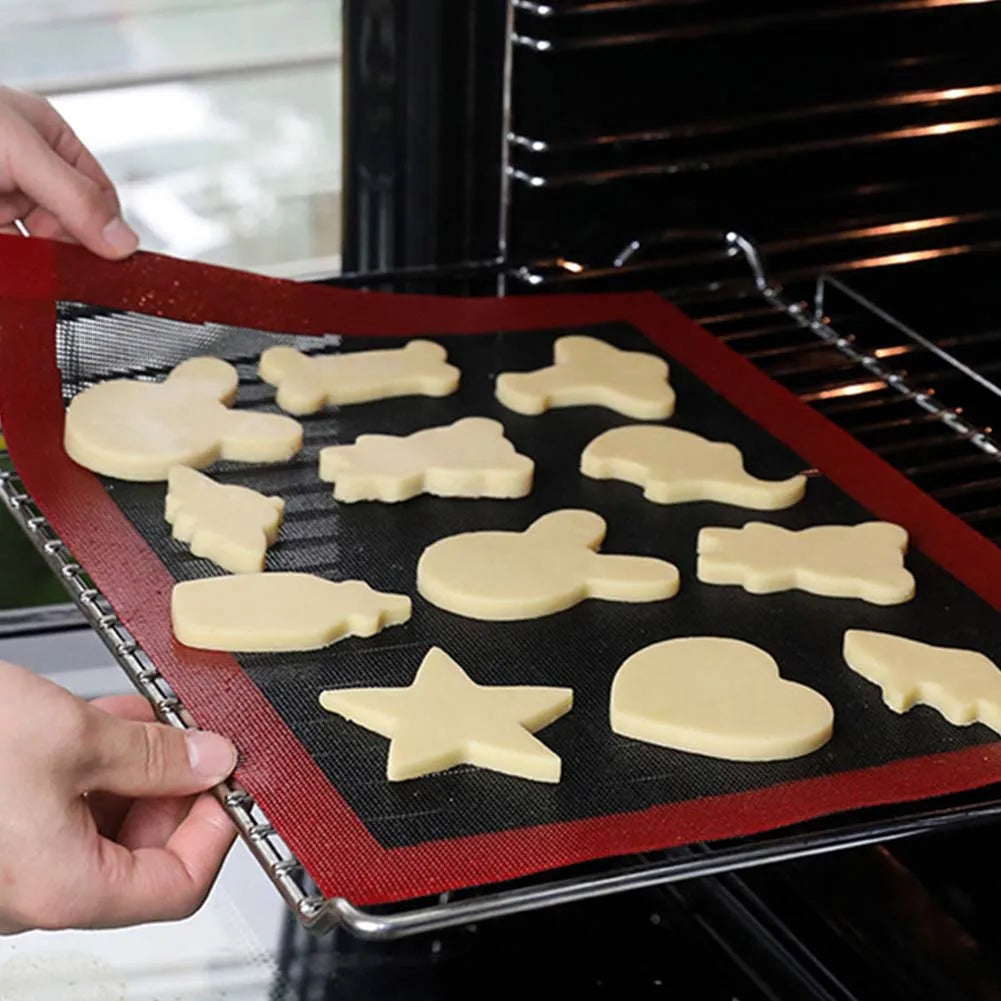30x40cm Silicone Baking Mat – Reusable Non-Stick Heat-Resistant Sheet for Oven, Grill & Microwave