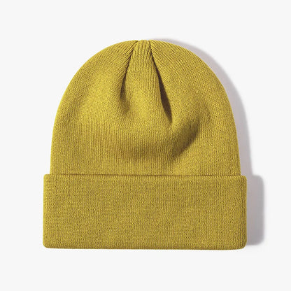 Winter Knit Beanie Hat - Warm Stretch Skull Cap for Boys Girls Adults in Black White Blue Pink & More Colors