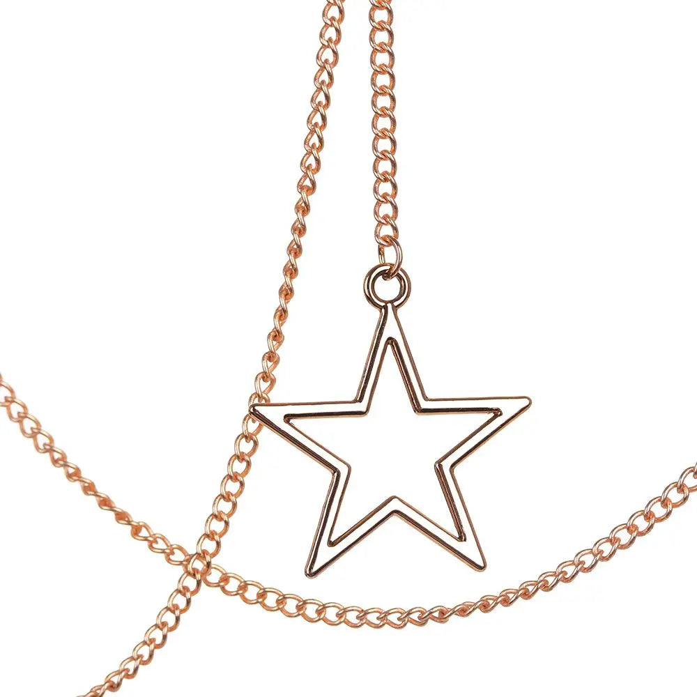 New Fashion Women's Eyeglass Chain - Hollow Star & Pearl Beaded Lanyard for Sunglasses & Reading Glasses, Neck Strap Holder