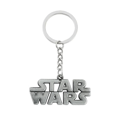 Star Wars Logo Keychain - Metal Bag Keyring for Men