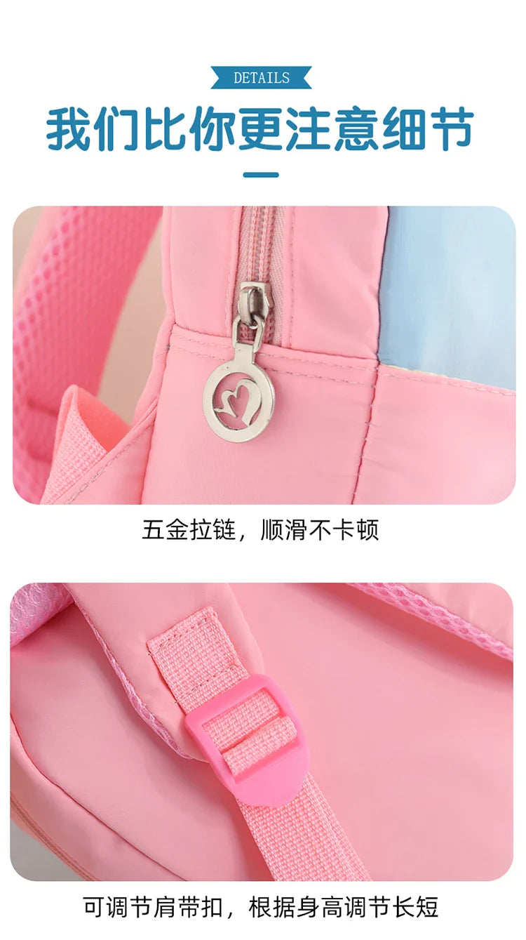 Plush 3D Rabbit Backpack for Kids – Cute Bow Tie Cartoon School Bag for Boys & Girls