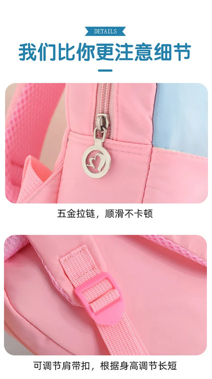 Plush 3D Rabbit Backpack for Kids – Cute Bow Tie Cartoon School Bag for Boys & Girls