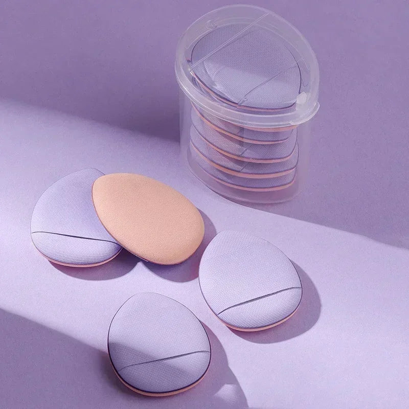 3/10PCS Mini Cosmetic Cushion Puffs – Professional Finger Puffs for Foundation & Concealer Makeup