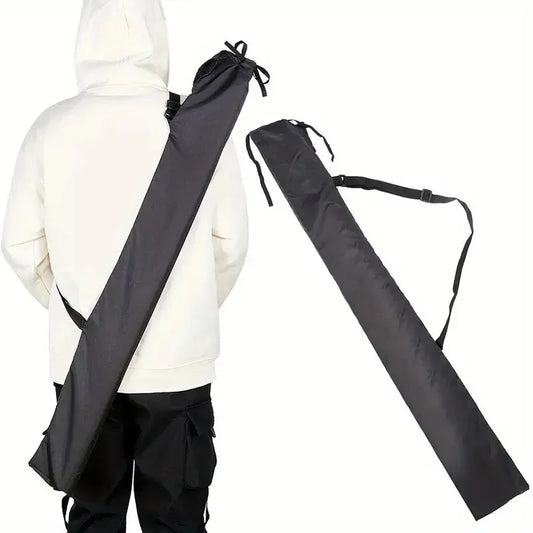 Black Polyester Katana Sword Bag – Adjustable Samurai Sheath with Strap for Japanese Sword, Cosplay & Home Decoration Prop