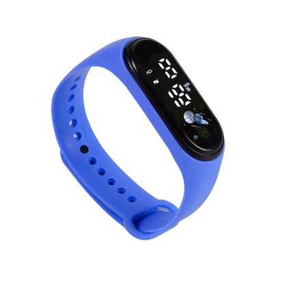 Kawaii Waterproof Smart Watch for Kids – Fashionable Outdoor Sports Digital Watch for Boys & Girls – Silicone Montre Enfant