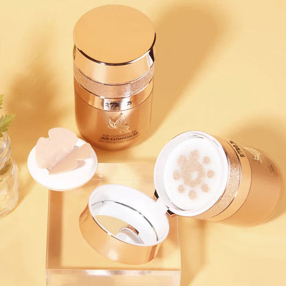Air Cushion BB Cream with Butterfly Powder Puff – Moisturizing, Whitening, Oil-Control, Waterproof Foundation & Concealer Makeup