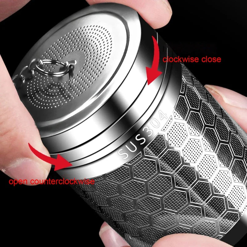 Stainless Steel Tea Infuser – Extra Fine Mesh Strainer for Loose Tea with Extended Chain Hook