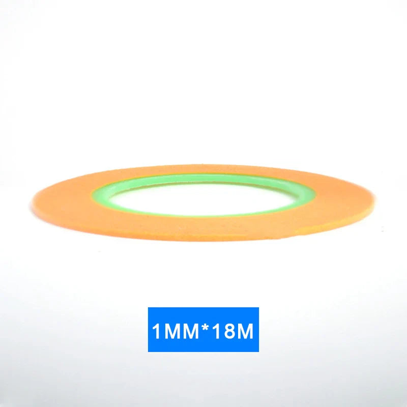 Model Spraying Ultra Fine DIY Masking Tape 1mm/2mm/3mm Wide - 18m Special Coating Covering Tape