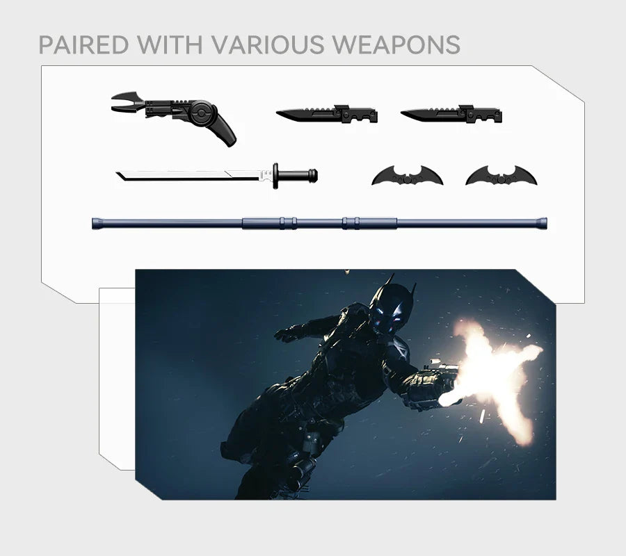 F5 Batman Arkham Knight Action Figures – 7 Styles, 10cm Blind Box Model Collectibles for Boys