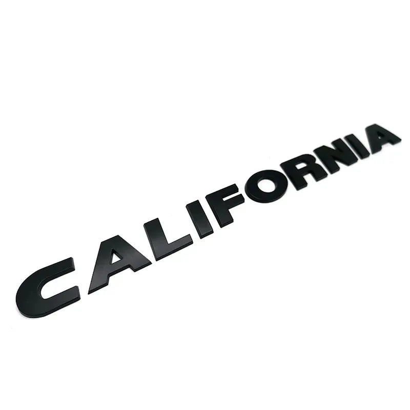 2020 California XXL Rear Lettering & 2019 California Ocean Trunk Emblem — Car Badge Replacement