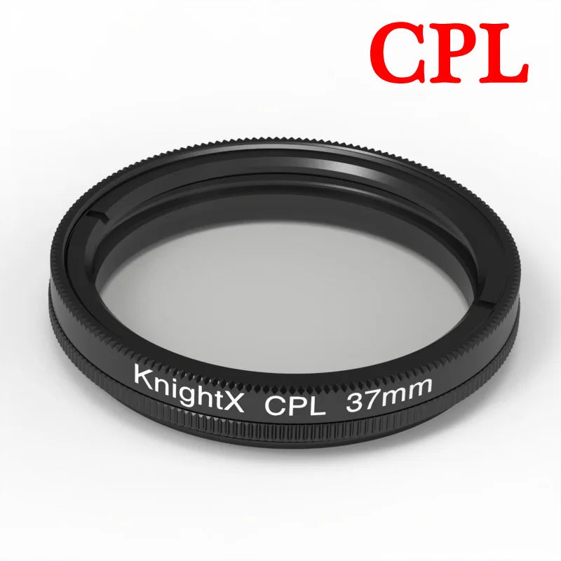 37mm CPL Polarizer Filter - Professional Clip-On Photography Prop for Camera and Phone Lens Accessory