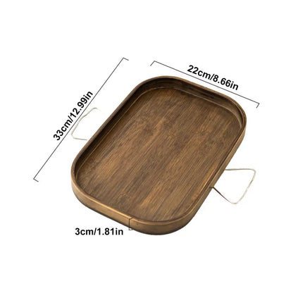 Wooden Sofa Armrest Clip-On Table – Foldable Storage Tray for Couch, TV, Snacks, Tea & Coffee