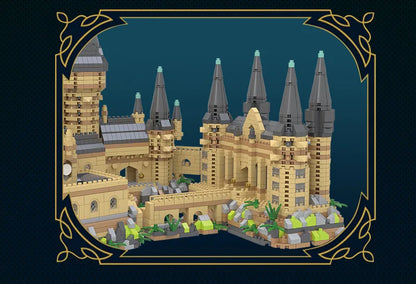 Magic Castle Building Blocks Set — DIY Wizardry School Model with Micro Bricks for Kids & Adults, Creative Assembly Toy Gift
