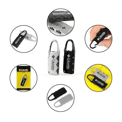 Alloy Combination Code Number Lock: Padlock for Zipper Bag, Backpack, Handbag, Drawer, Cabinet - Secure Luggage Lock Tools