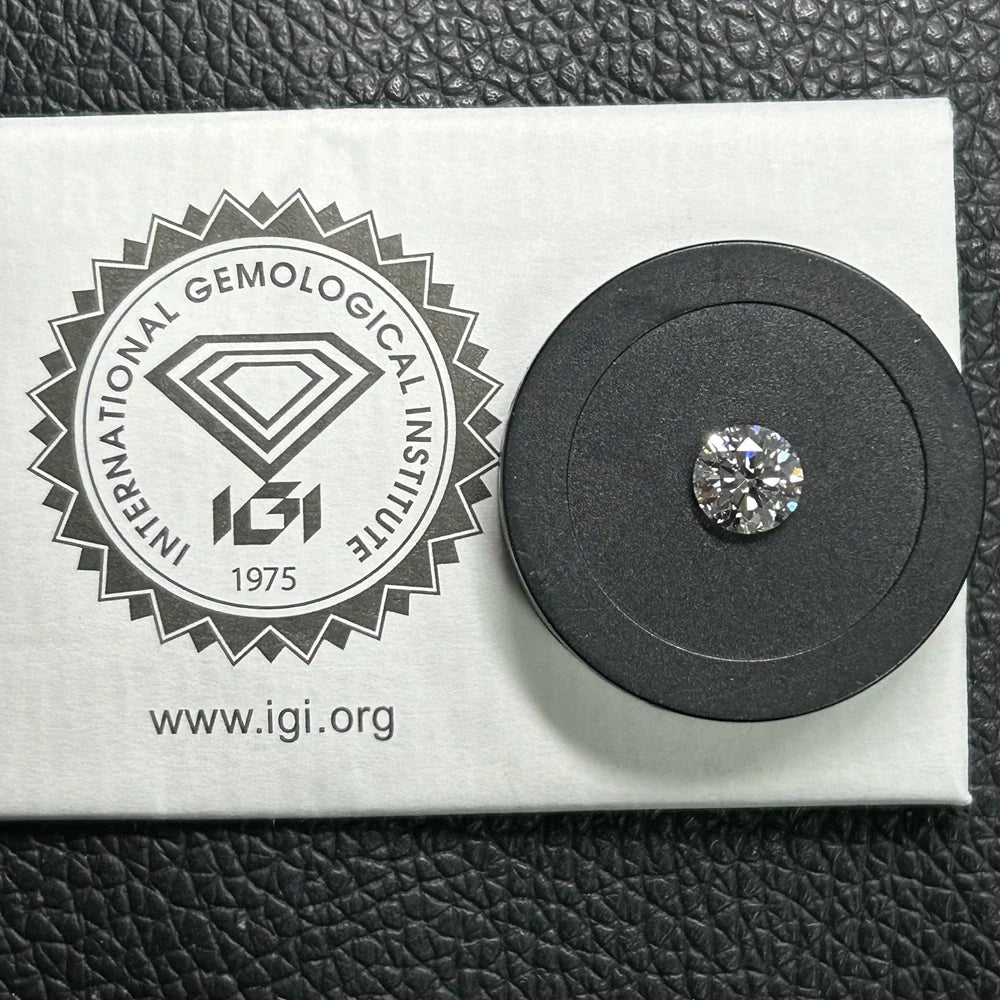 0.1–5CT Super White Lab-Grown Diamond Loose — IGI/GIA Certified, HPHT & CVD, DEFG VVS-SI, Diamond Tester Approved for Wedding Jewelry