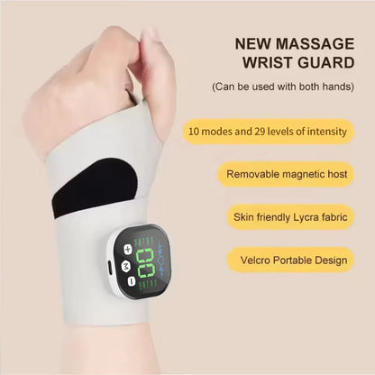 Electric Cordless Hand & Wrist Massager – USB Rechargeable Vibration Device for Carpal Tunnel, Tenosynovitis & Fatigue Relief