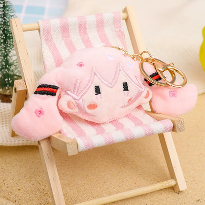 Hatsune Miku Plush Doll Keychain – Cute Anime Stuffed Pendant Accessory Gift