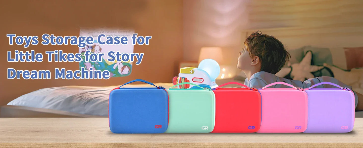 Protective Storage Case for Little Tikes Story Dream Machine Books Starter Set — Kids Toy Organizer