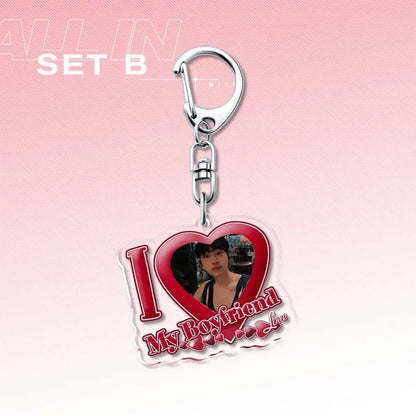 Couple Keychain Set – Custom “I Love My Boyfriend/Girlfriend” Keychains, Valentine’s Gift for Him & Her