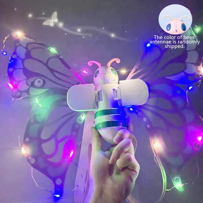 Electric Butterfly Fairy Wings with Lights — Moving Elf Angel Wings for Kids Cosplay & Dress Up