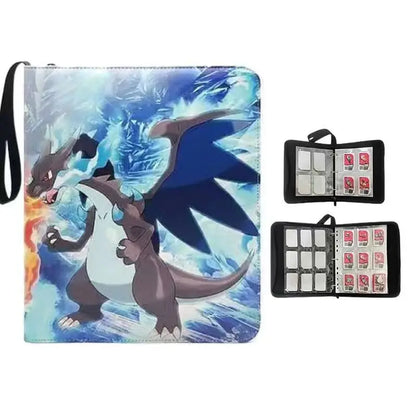 NEW Pokémon Card Album — 400pcs Binder Zipper PU Leather Storage Book for Anime Card Game Collection