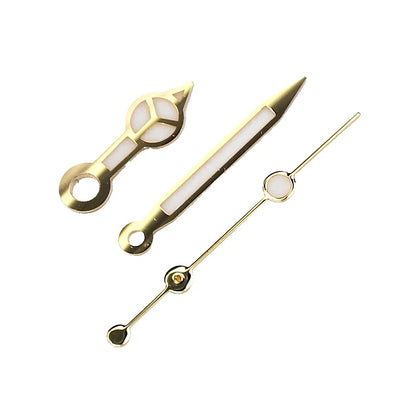 High-Quality Watch Hands – Polished Silver 12.5×12×8mm, C3 & BGW9 Green/Blue Luminous for NH35, NH36, NH34 Movements