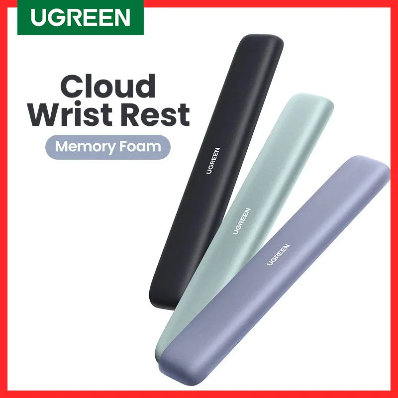 UGREEN Wrist Rest - Memory Foam Keyboard Pad, Palm Rest for Mechanical Keyboards, PC, Soft Pad for Hand and Wrist Support