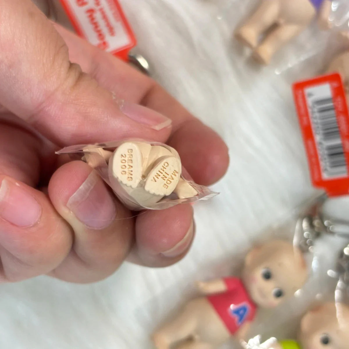 Sonny Angel Mini Figure – Letter Series Alphabet Keychain, No Box or Bag