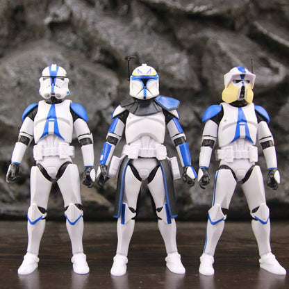 Star Wars 6" Action Figures – 501st Legion ARC & ARF Troopers, Rex, Jesse, Bane, Denal, Tup, Dogma Clone Toy