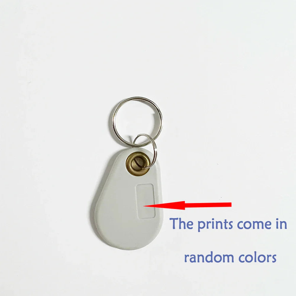 5/10PCS EM4305 T5577 RFID 125KHz Keyfobs – Rewritable Writable Duplicate Proximity ID Token Key Ring Cards