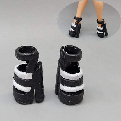 Little Kids 25CM Winter Doll Shoes – Boots & High Heels Accessories, Perfect Birthday Gift for Girls