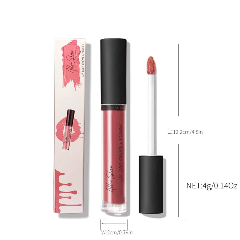 12-Color Waterproof Long-Lasting Lipstick Set – Sexy, Moisturizing Vivid Lip Gloss for Women Makeup