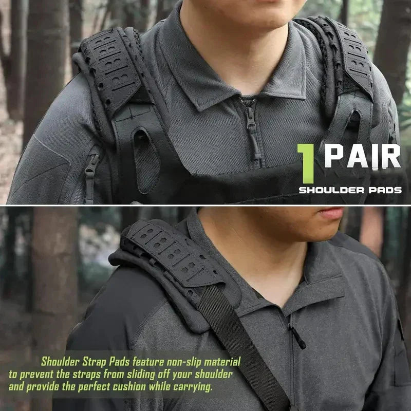 Outdoor Tactical Shoulder Pad – Breathable Non-Slip Sling Cushion Cushioning Shoulder Liner for Hunting & Gear Support
