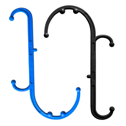 Back, Neck & Foot Massager Hook Cane — Trigger Point Therapy & Self-Massage Tool with Back Scratcher