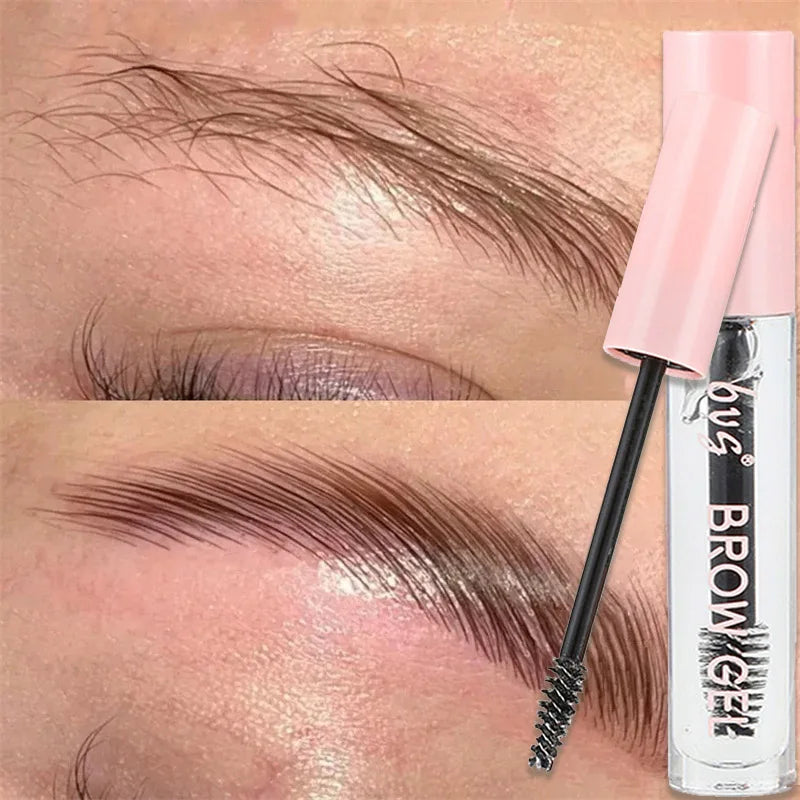 Waterproof Transparent Gel Eyebrow Styling Cream - Long-Lasting Fixing Brow Soap, Clear Liquid Eyebrow Sealed Layer, Makeup Cosmetic