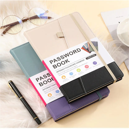 A5 Password Keeper Notebook with Alphabetical Tabs – Internet Login Organizer for Computer & Website Addresses