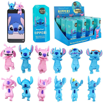 Stitch Lie Prone Series Toy Box — Cute Car Phone Decoration & Sonni Angel Gift for Kids' Birthday